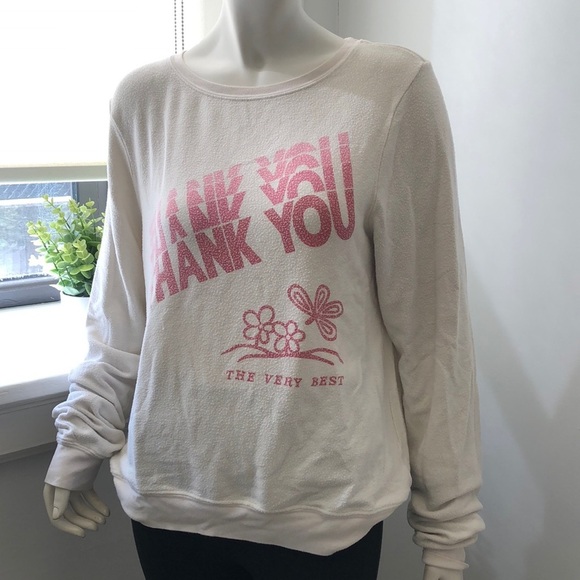 WILDFOX GRAPHIC SWEATER SIZE MEDIUM - Picture 2 of 6